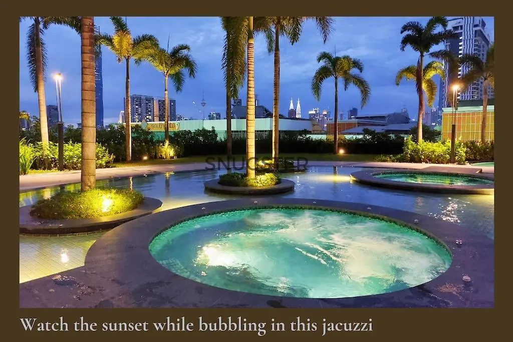 Apartman Stunning Pool & The City Studio- 1 Mrt Stop To Trx Kuala Lumpur Malajzia